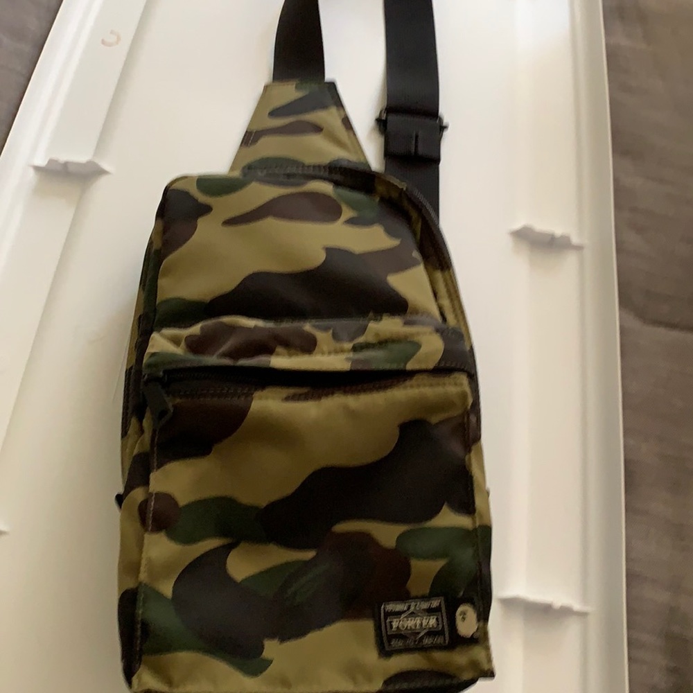 Bape x Porter Camo Bag